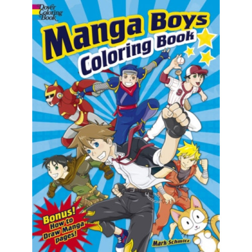 Dover publications inc. Manga Boys Coloring Book (häftad)