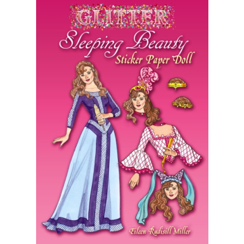 Dover publications inc. Glitter Sleeping Beauty Sticker Paper Doll (häftad)