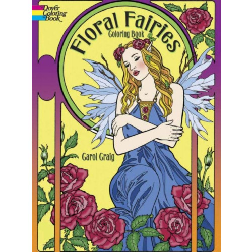Dover publications inc. Floral Fairies Coloring Book (häftad)