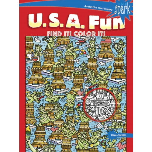 Dover publications inc. Spark U.S.A. Fun Find it! Color it! (häftad)