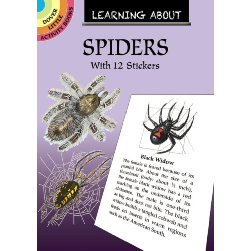 Dover publications inc. Learning About Spiders (häftad)