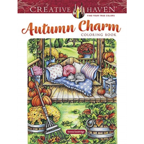 Dover publications inc. Creative Haven Autumn Charm Coloring Book (häftad)