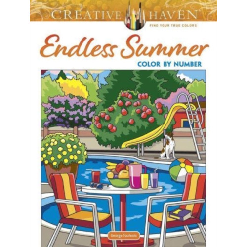 Dover publications inc. Creative Haven Endless Summer Color by Number (häftad)