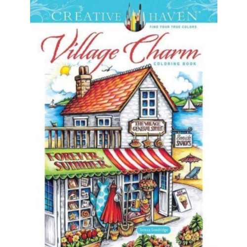 Dover publications inc. Creative Haven Village Charm Coloring Book (häftad)