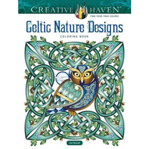 Dover publications inc. Creative Haven Celtic Nature Designs Coloring Book (häftad)