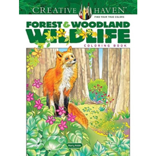 Dover publications inc. Creative Haven Forest & Woodland Wildlife Coloring Book (häftad)