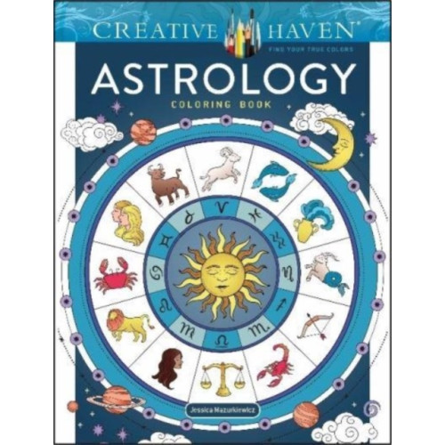 Dover publications inc. Creative Haven Astrology Coloring Book (häftad)