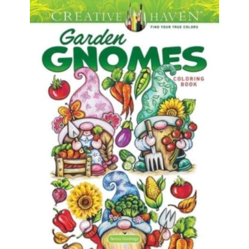 Dover publications inc. Creative Haven Garden Gnomes Coloring Book (häftad)