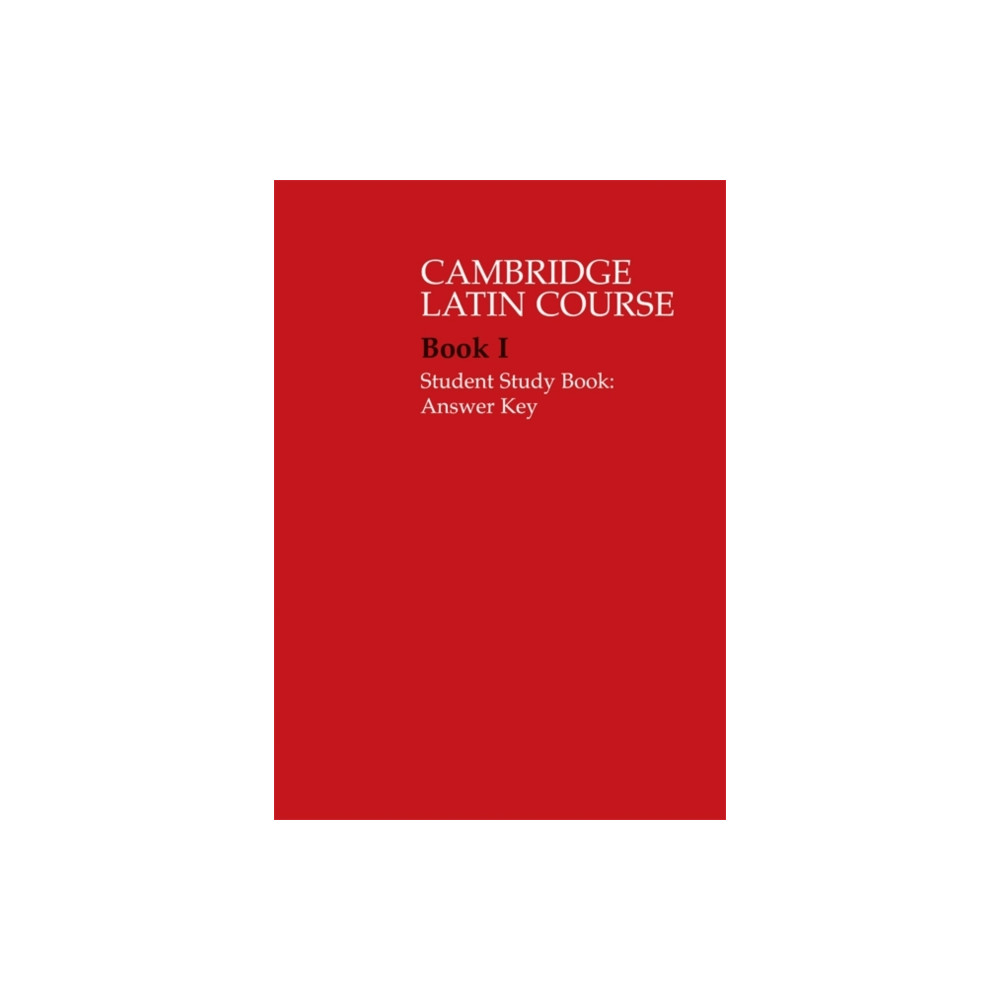Produktbild för Cambridge Latin Course 1 Student Study Book Answer Key (häftad, eng)