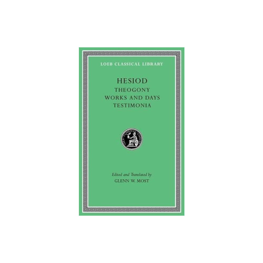 Produktbild för Theogony. Works and Days. Testimonia (inbunden, eng)
