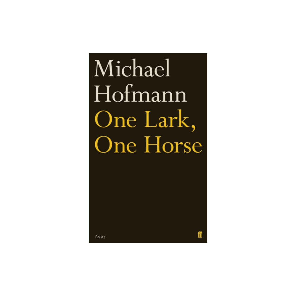 Produktbild för One Lark, One Horse (inbunden, eng)
