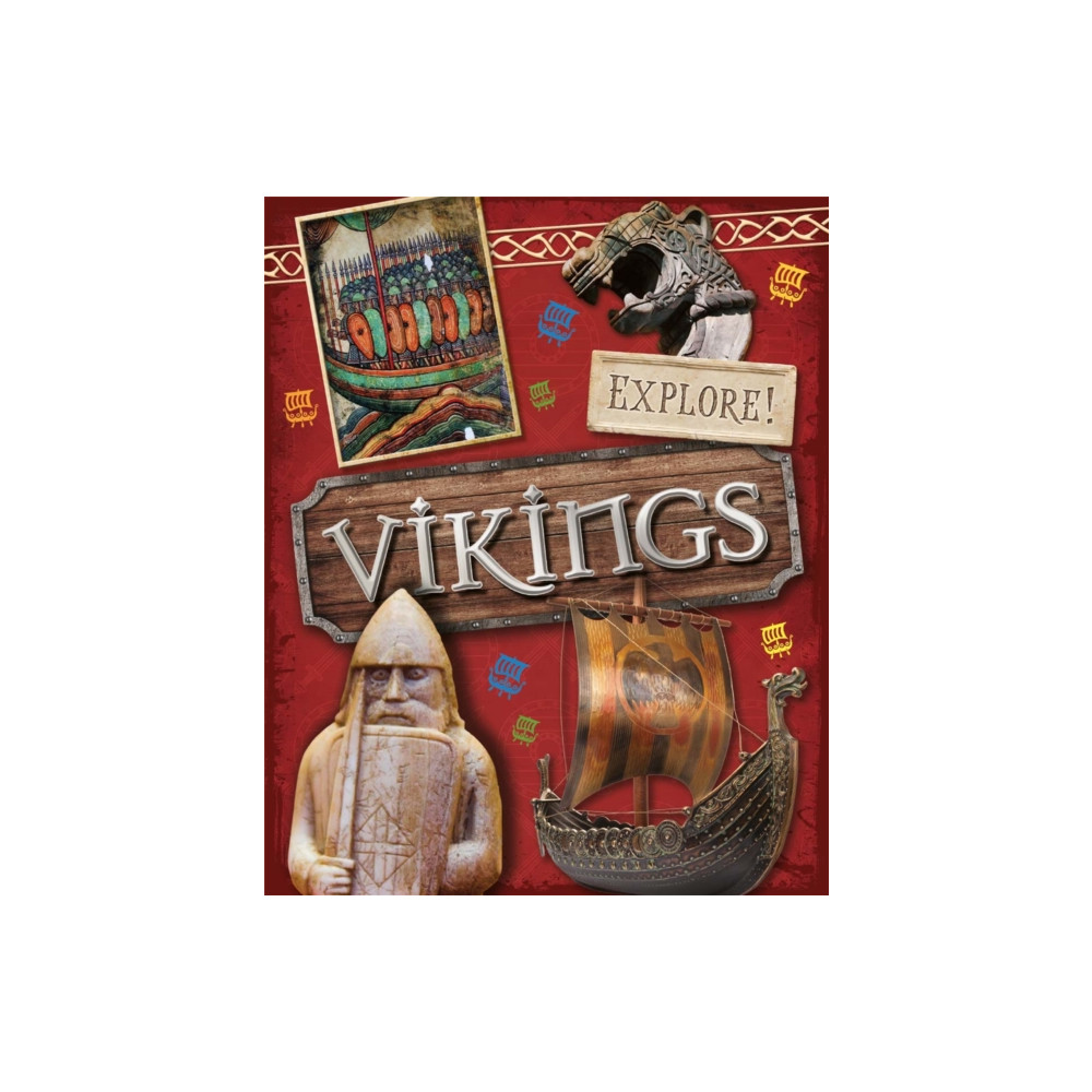 Produktbild för Explore!: Vikings (häftad, eng)