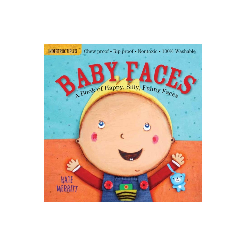 Produktbild för Indestructibles: Baby Faces: A Book of Happy, Silly, Funny Faces (häftad, eng)