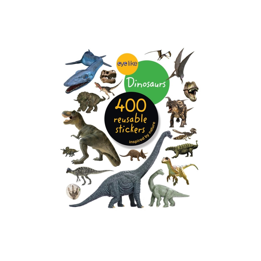 Produktbild för Eyelike Stickers: Dinosaurs (häftad, eng)