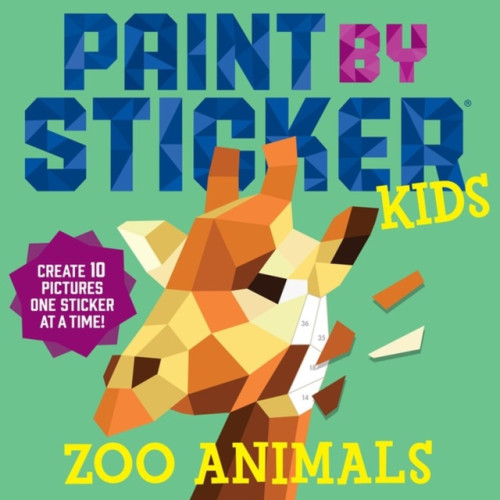 Workman Publishing Paint by Sticker Kids: Zoo Animals (häftad, eng)