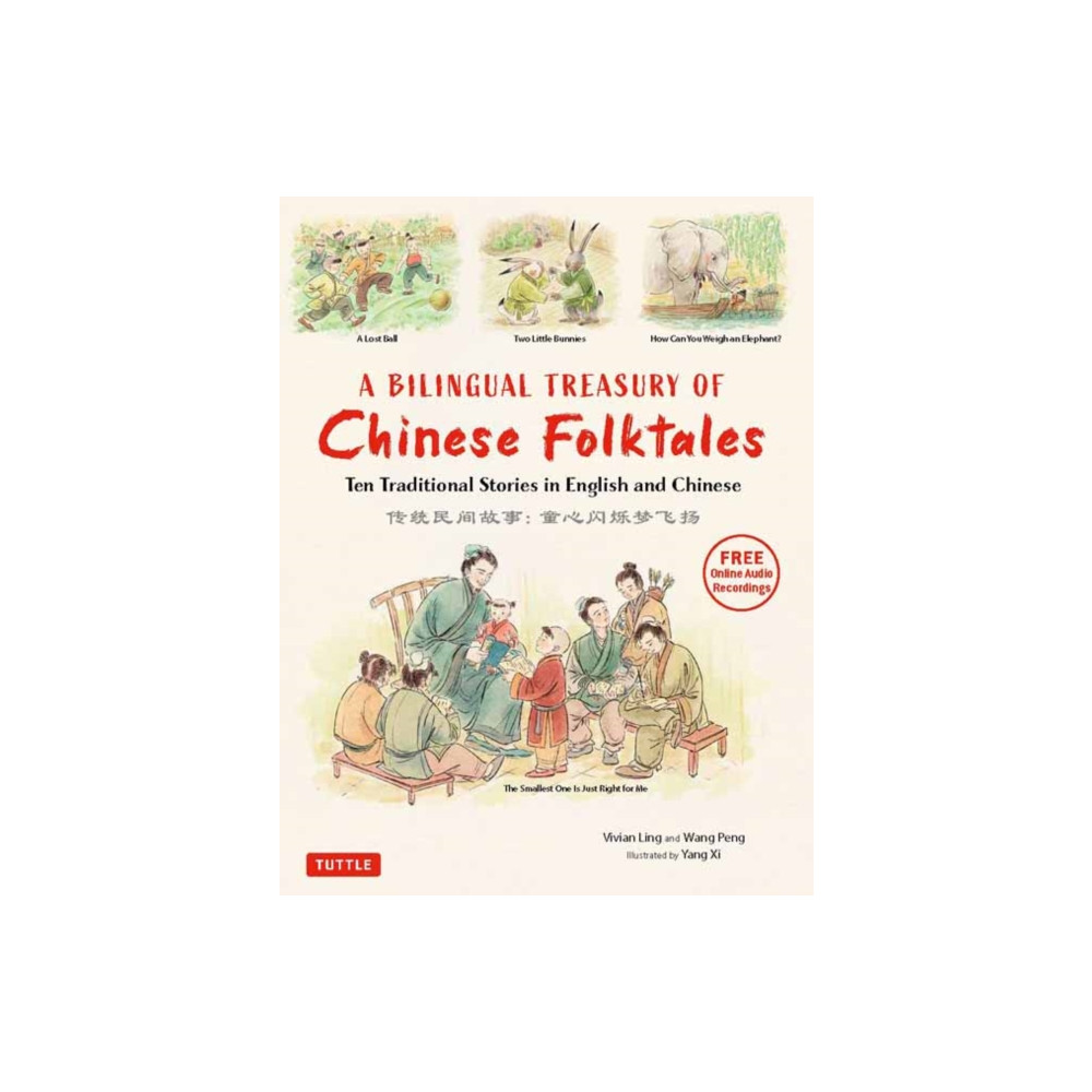 Produktbild för A Bilingual Treasury of Chinese Folktales (inbunden, eng)