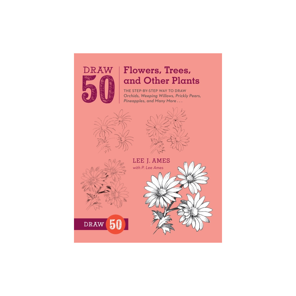 Produktbild för Draw 50 Flowers, Trees, and Other Plants (häftad, eng)