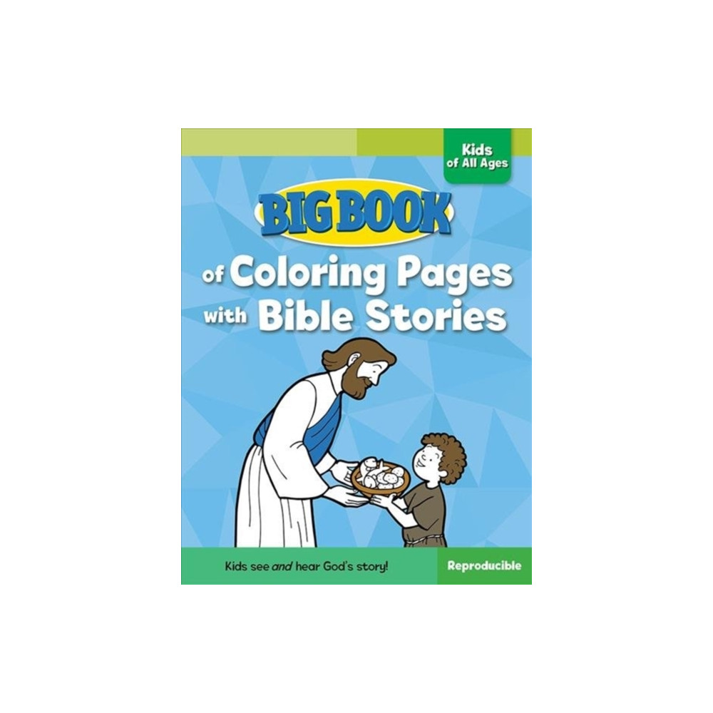 Produktbild för Big Book of Coloring Pages with Bible Stories for Kids of All Ages (häftad, eng)