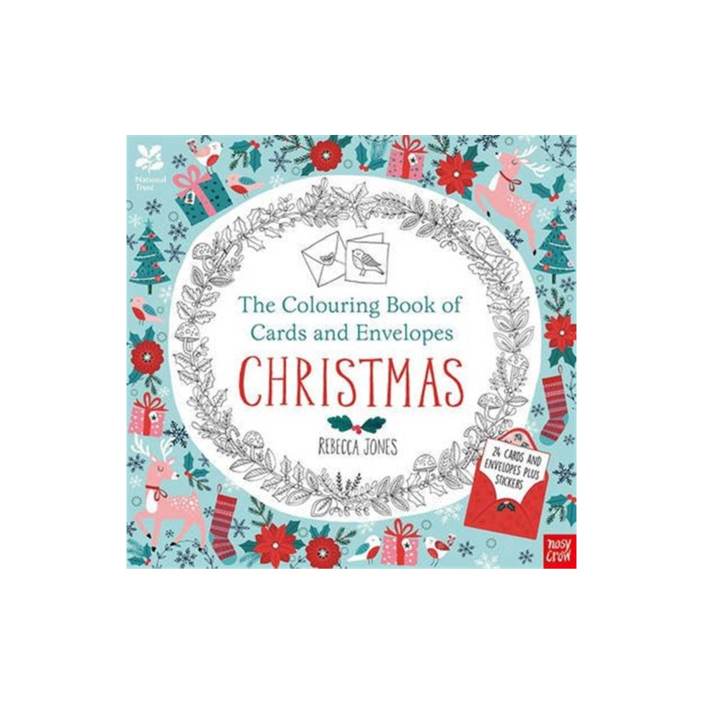 Produktbild för National Trust: The Colouring Book of Cards and Envelopes - Christmas (häftad, eng)