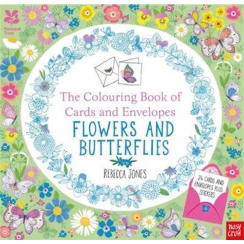 Nosy Crow Ltd National Trust: The Colouring Book of Cards and Envelopes - Flowers and Butterflies (häftad, eng)