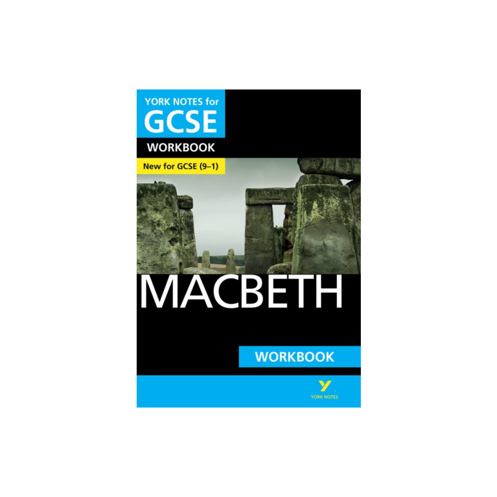 Produktbild för Macbeth York Notes GCSE English Literature Workbook - for 2026, 2027 exams (häftad, eng)