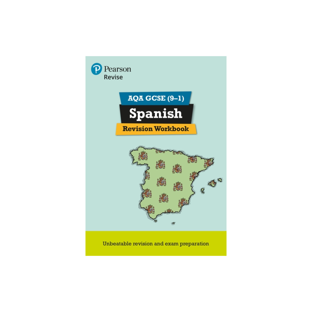 Produktbild för Pearson REVISE AQA GCSE Spanish Revision Workbook: For 2025 and 2026 assessments and exams (häftad, eng)