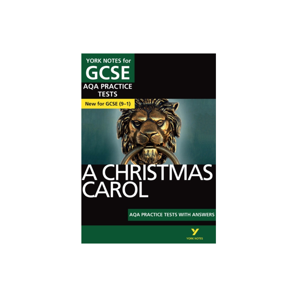 Produktbild för A Christmas Carol AQA Practice Tests with answers York Notes - for 2026, 2027 exams (häftad, eng)