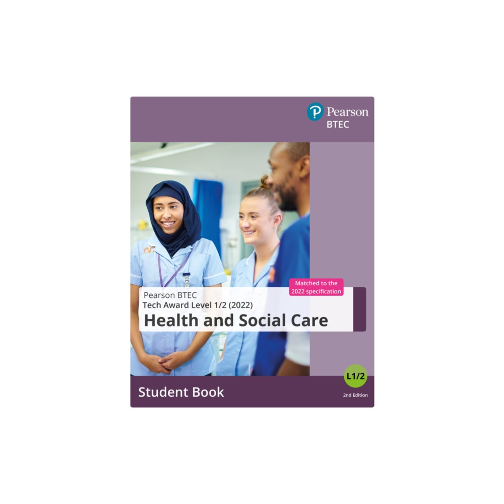 Produktbild för BTEC Tech Award 2022 Health and Social Care Student Book (häftad, eng)