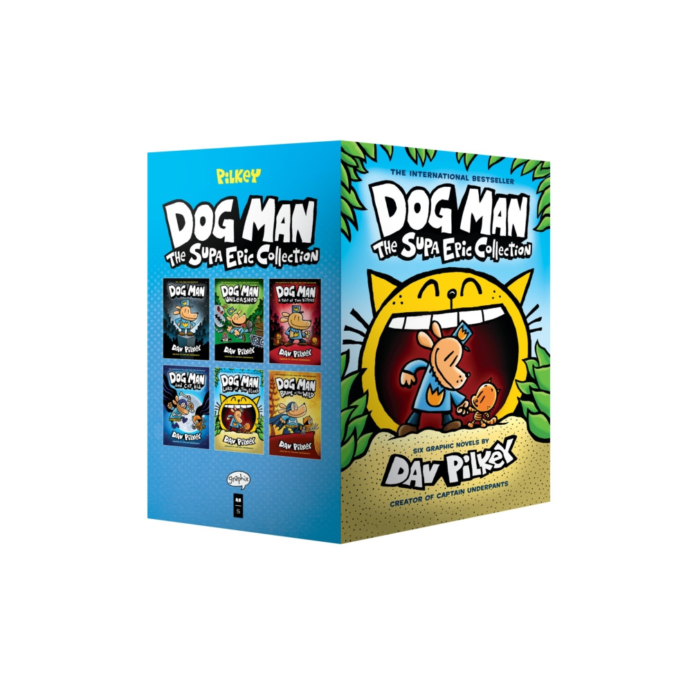 Produktbild för Dog Man 1-6: The Supa Epic Collection: From the Creator of Captain Underpants (inbunden, eng)