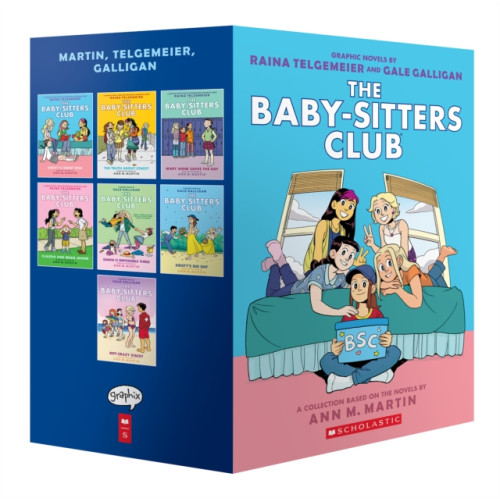 Scholastic US Babysitters Club Graphix #1-7 Box Set (häftad, eng)