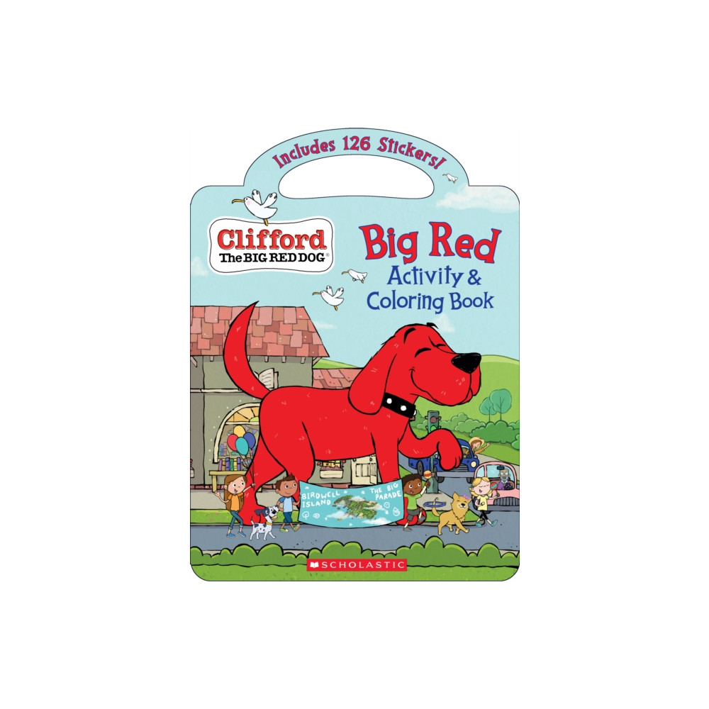 Produktbild för Big Red Activity & Coloring Book (Clifford the Big Red Dog) (häftad, eng)