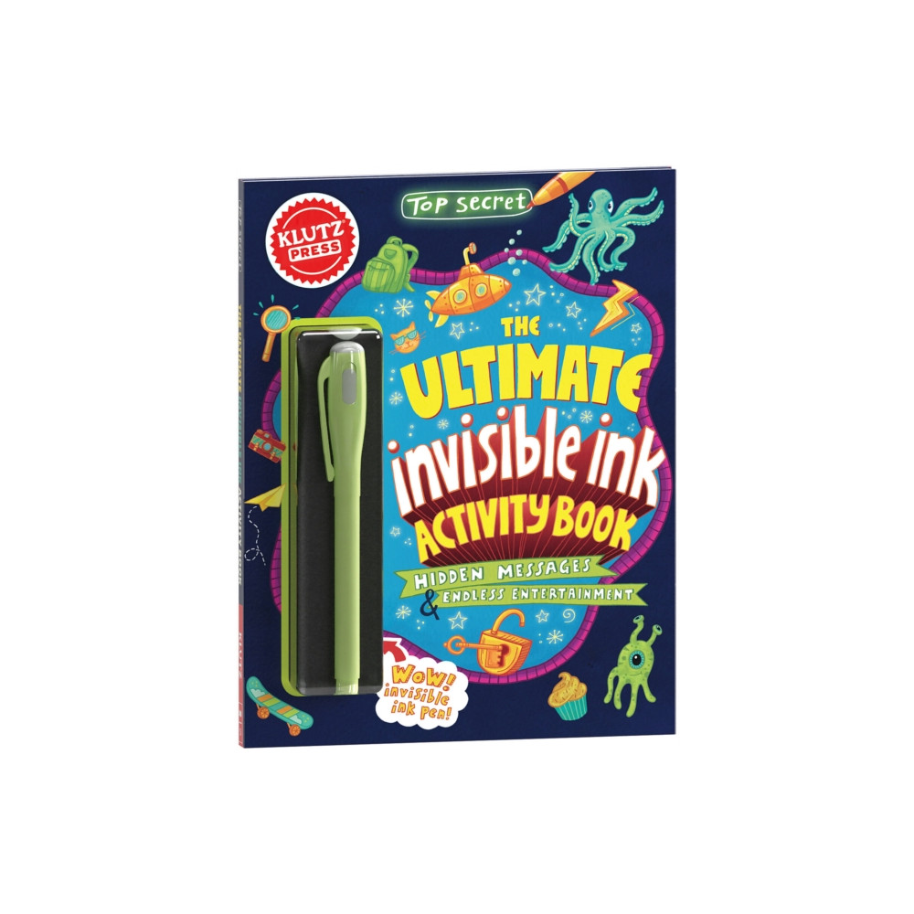 Produktbild för Top Secret: The Ultimate Invisible Ink Activity Book (Klutz Activity Book) (häftad, eng)