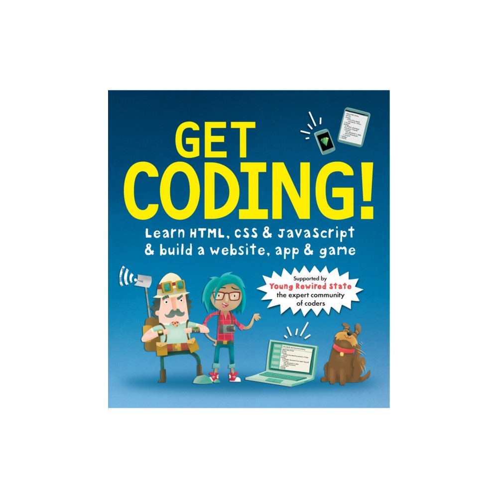 Produktbild för Get Coding! Learn HTML, CSS, and JavaScript and Build a Website, App, and Game (häftad, eng)