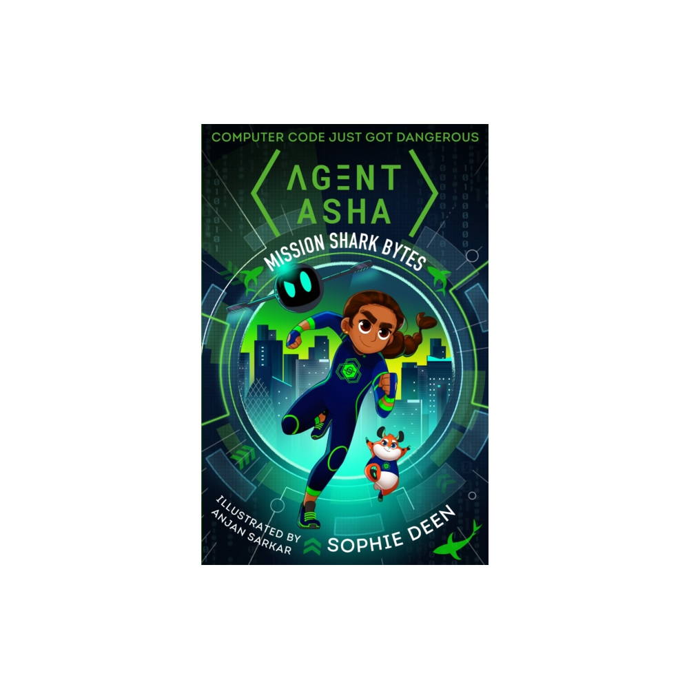 Produktbild för Agent Asha: Mission Shark Bytes (häftad, eng)