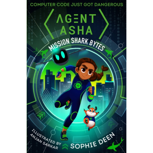 Walker Books Ltd Agent Asha: Mission Shark Bytes (häftad, eng)