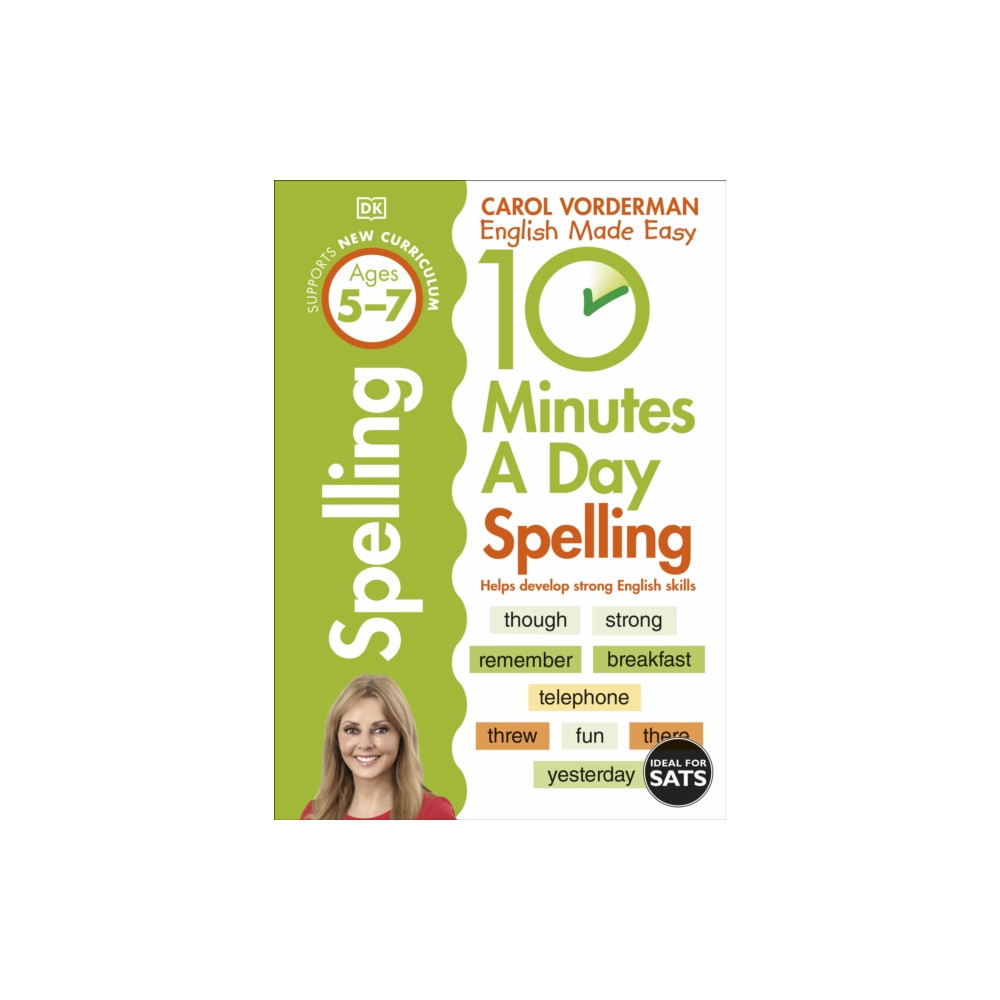Produktbild för 10 Minutes A Day Spelling, Ages 5-7 (Key Stage 1) (häftad, eng)