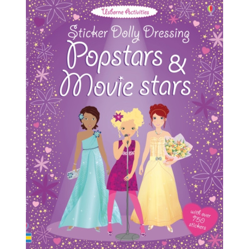 Usborne Publishing Ltd Sticker Dolly Dressing Popstars & Movie Stars (häftad, eng)