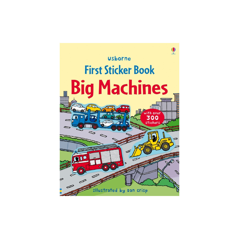 Produktbild för First Sticker Book Big Machines (häftad, eng)