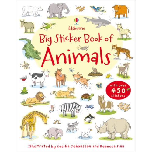 Usborne Publishing Ltd Big Sticker Book of Animals (häftad, eng)