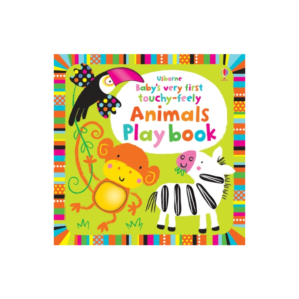 Produktbild för Baby's Very First Touchy-Feely Animals Playbook (bok, board book, eng)