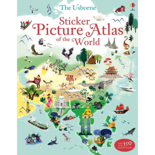 Usborne Publishing Ltd Sticker Picture Atlas of the World (häftad, eng)