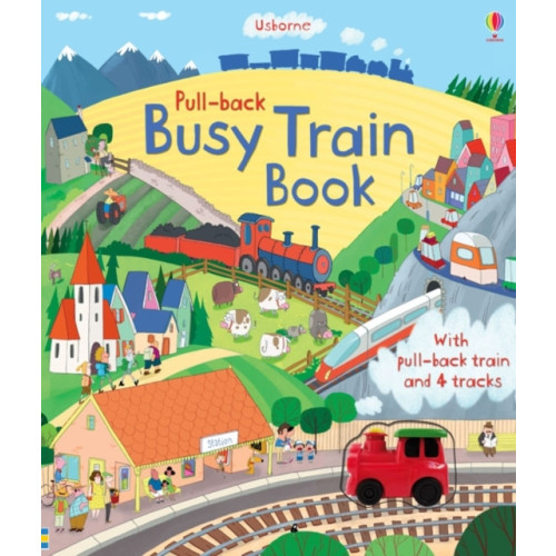 Usborne Publishing Ltd Pull-back Busy Train Book (bok, board book, eng)