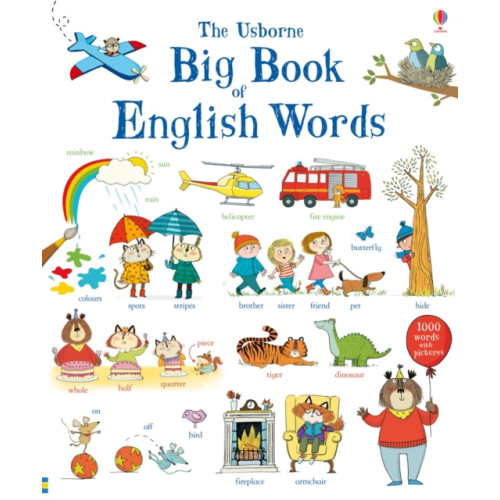 Usborne Publishing Ltd Big Book of English Words (bok, board book, eng)