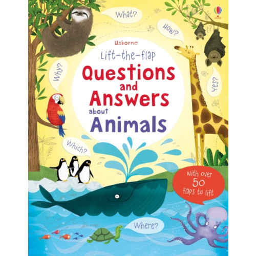 Usborne Publishing Ltd Lift-the-flap Questions and Answers about Animals (bok, board book, eng)