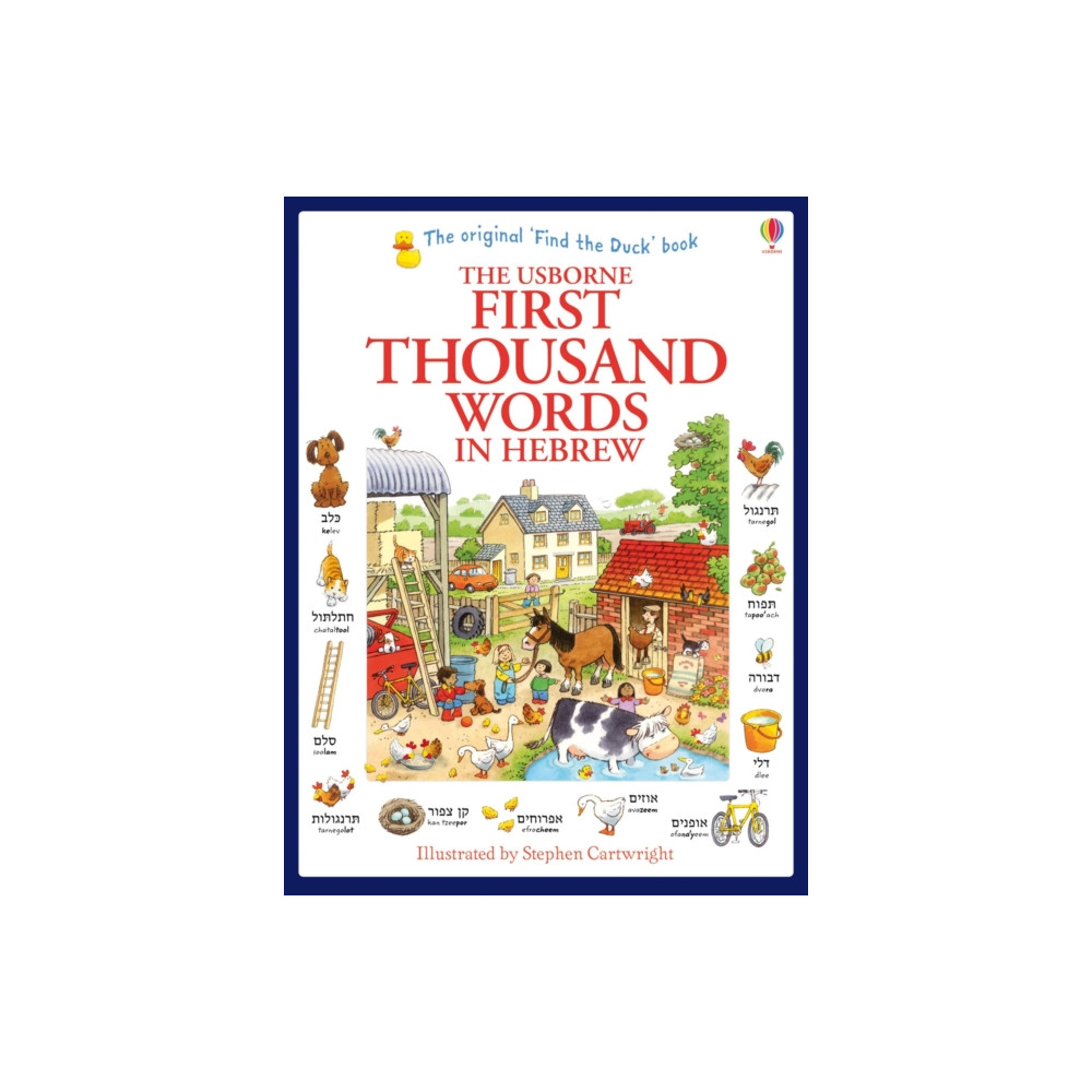 Produktbild för First Thousand Words in Hebrew (häftad, eng)