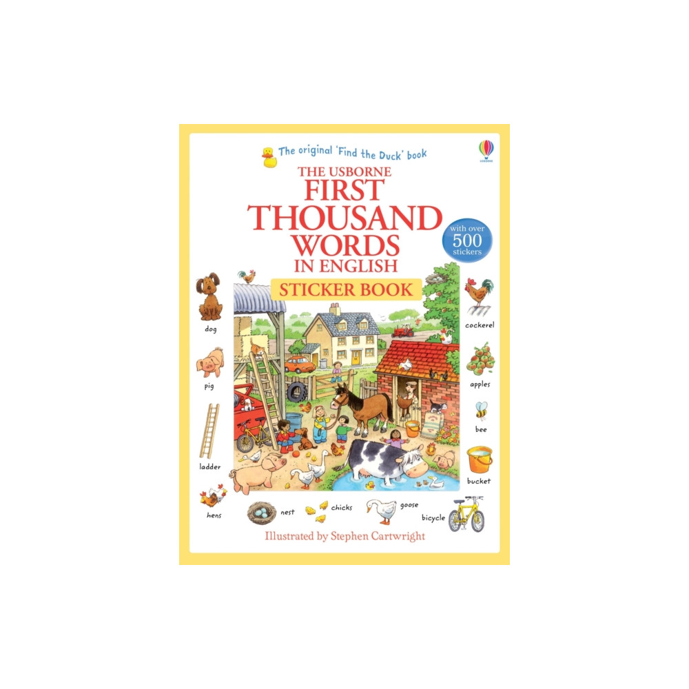Produktbild för First Thousand Words in English Sticker Book (häftad, eng)