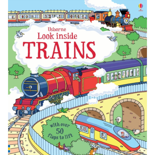 Usborne Publishing Ltd Look Inside Trains (bok, board book, eng)