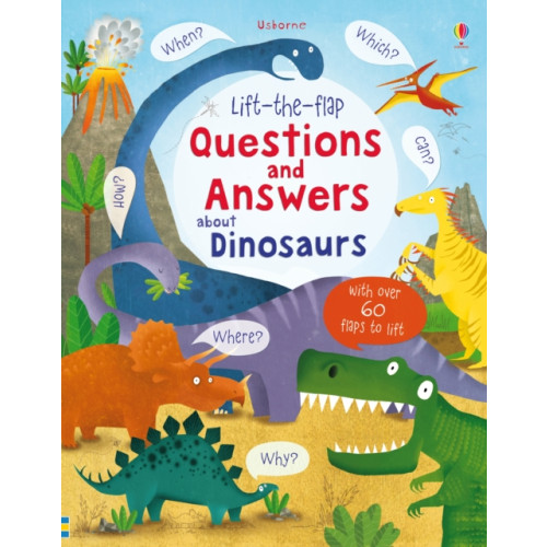 Usborne Publishing Ltd Lift-the-flap Questions and Answers about Dinosaurs (bok, board book, eng)