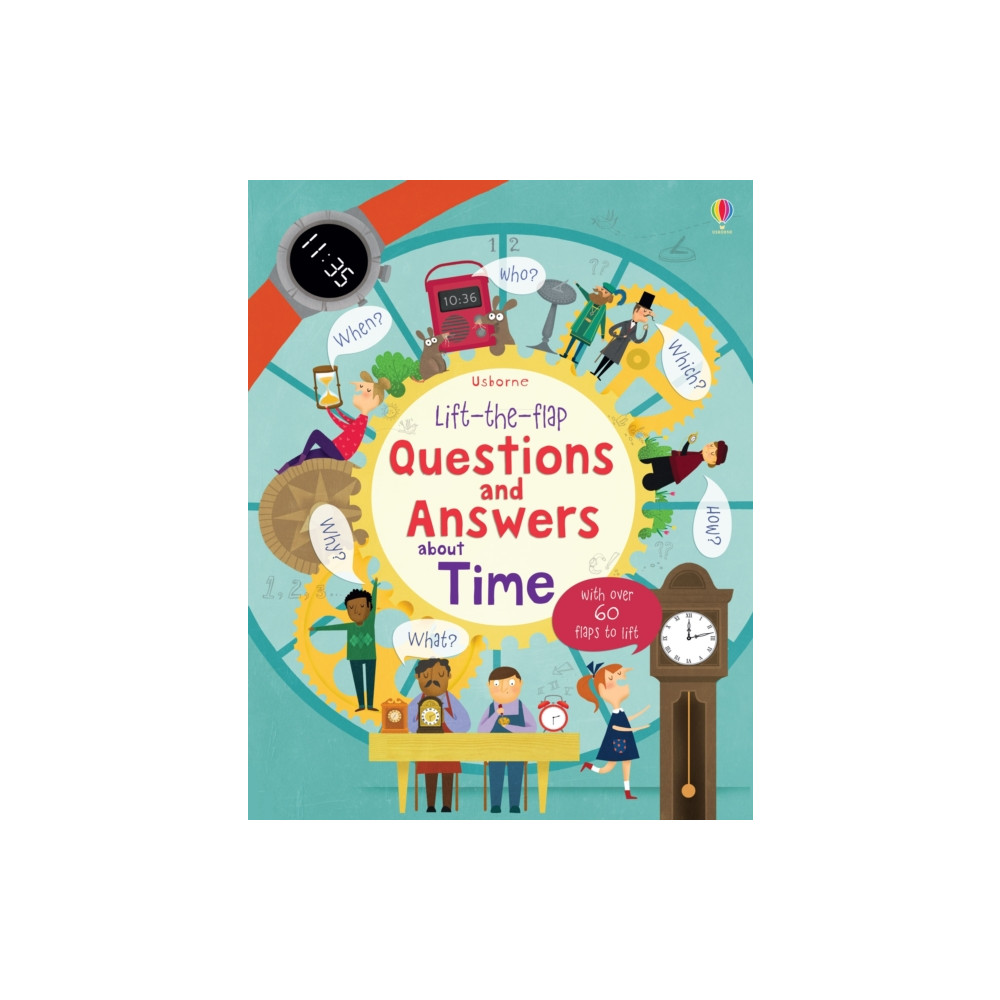 Produktbild för Lift-the-flap Questions and Answers about Time (bok, board book, eng)