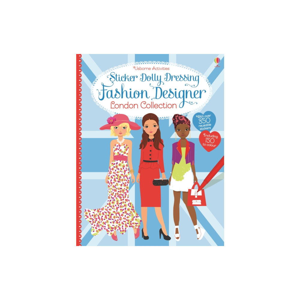 Produktbild för Sticker Dolly Dressing Fashion Designer London Collection (häftad, eng)